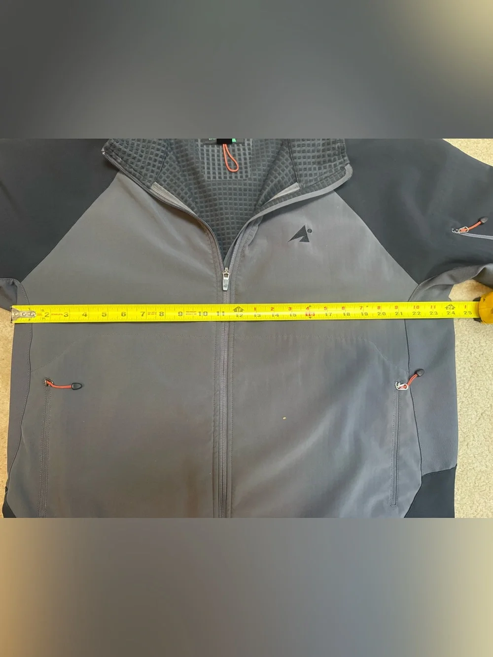 Men’s Sz XL Eastern Mountain Sports Two-Tone Gray & Black Lightweight Jacket